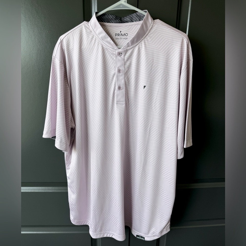 Primo Blade Collar Polo - Lavender NWOT